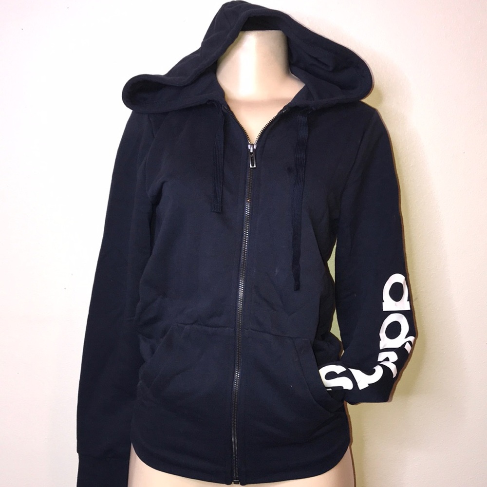 ADIDAS XS BLACK HOODIE